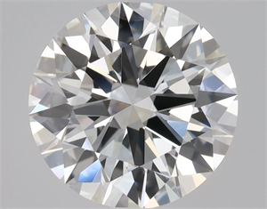 Picture of Natural Diamond 1.47 Carats, Round with Excellent Cut, E Color, IF Clarity and Certified by GIA