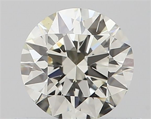 Picture of Natural Diamond 0.50 Carats, Round with Excellent Cut, K Color, VS2 Clarity and Certified by GIA