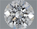 Natural Diamond 0.41 Carats, Round with Excellent Cut, D Color, VVS1 Clarity and Certified by GIA