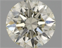 Natural Diamond 0.60 Carats, Round with Excellent Cut, K Color, VS2 Clarity and Certified by IGI