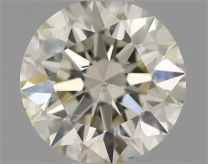 Picture of Natural Diamond 0.60 Carats, Round with Excellent Cut, K Color, VS2 Clarity and Certified by IGI