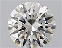 Natural Diamond 0.50 Carats, Round with Excellent Cut, J Color, VVS2 Clarity and Certified by GIA