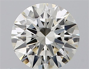 Picture of Natural Diamond 0.50 Carats, Round with Excellent Cut, J Color, VVS2 Clarity and Certified by GIA