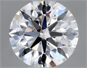 Natural Diamond 0.40 Carats, Round with Excellent Cut, E Color, VS2 Clarity and Certified by GIA