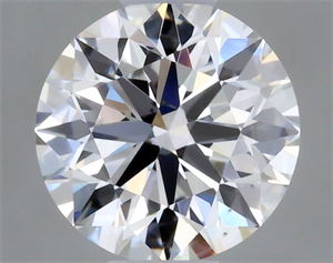 Picture of Natural Diamond 0.40 Carats, Round with Excellent Cut, E Color, VS2 Clarity and Certified by GIA