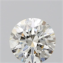 Natural Diamond 0.45 Carats, Round with Excellent Cut, J Color, SI2 Clarity and Certified by GIA