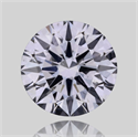 Natural Diamond 0.41 Carats, Round with Excellent Cut, G Color, SI2 Clarity and Certified by GIA