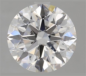 Picture of Natural Diamond 2.07 Carats, Round with Excellent Cut, G Color, SI2 Clarity and Certified by GIA