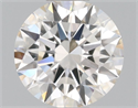 Natural Diamond 0.40 Carats, Round with Excellent Cut, J Color, VVS1 Clarity and Certified by GIA