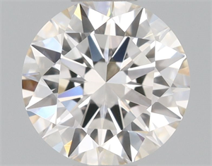 Picture of Natural Diamond 0.40 Carats, Round with Excellent Cut, J Color, VVS1 Clarity and Certified by GIA