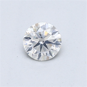 Picture of Natural Diamond 0.45 Carats, Round with Very Good Cut, F Color, I1 Clarity and Certified by GIA