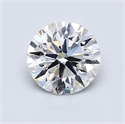 Natural Diamond 1.00 Carats, Round with Excellent Cut, F Color, IF Clarity and Certified by GIA