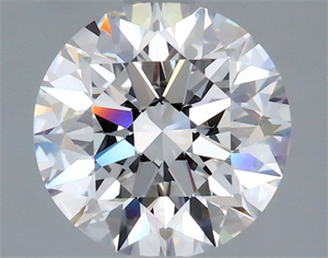 Picture of Natural Diamond 1.58 Carats, Round with Excellent Cut, E Color, VS1 Clarity and Certified by GIA