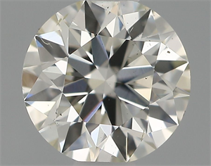 Picture of Natural Diamond 0.53 Carats, Round with Excellent Cut, I Color, VS2 Clarity and Certified by IGI