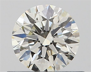 Picture of Natural Diamond 0.50 Carats, Round with Excellent Cut, J Color, VS1 Clarity and Certified by GIA