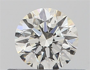 Picture of Natural Diamond 0.40 Carats, Round with Excellent Cut, I Color, VS1 Clarity and Certified by GIA