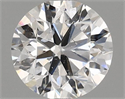 Natural Diamond 0.50 Carats, Round with Very Good Cut, E Color, I1 Clarity and Certified by GIA