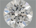 Natural Diamond 0.50 Carats, Round with Good Cut, D Color, SI1 Clarity and Certified by IGI