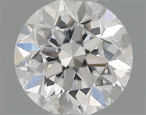 Picture of Natural Diamond 0.50 Carats, Round with Good Cut, D Color, SI1 Clarity and Certified by IGI