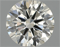 Natural Diamond 0.51 Carats, Round with Excellent Cut, I Color, SI1 Clarity and Certified by IGI