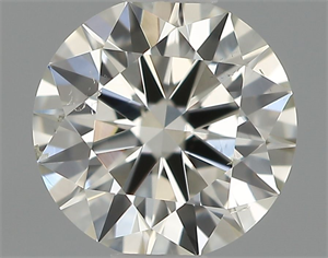 Picture of Natural Diamond 0.51 Carats, Round with Excellent Cut, I Color, SI1 Clarity and Certified by IGI