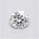 Natural Diamond 0.53 Carats, Round with Very Good Cut, H Color, SI2 Clarity and Certified by GIA