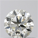 Natural Diamond 0.40 Carats, Round with Very Good Cut, I Color, VVS2 Clarity and Certified by IGI