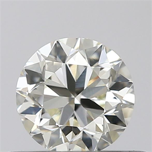 Picture of Natural Diamond 0.40 Carats, Round with Very Good Cut, I Color, VVS2 Clarity and Certified by IGI