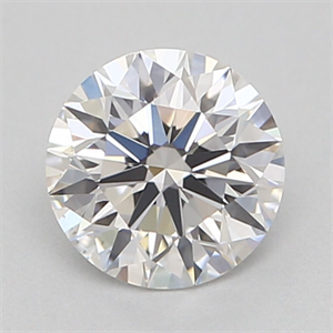 Picture of Natural Diamond 0.40 Carats, Round with Excellent Cut, E Color, VS1 Clarity and Certified by GIA