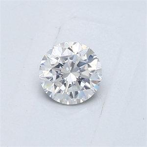 Picture of Natural Diamond 0.43 Carats, Round with Good Cut, E Color, I1 Clarity and Certified by GIA