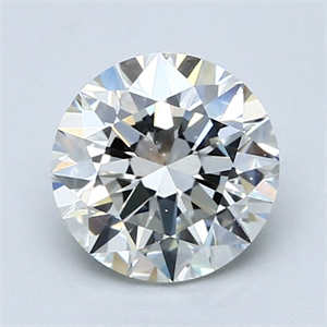 Picture of Natural Diamond 1.72 Carats, Round with Excellent Cut, H Color, VS1 Clarity and Certified by GIA