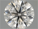 Natural Diamond 0.40 Carats, Round with Very Good Cut, G Color, VS2 Clarity and Certified by IGI