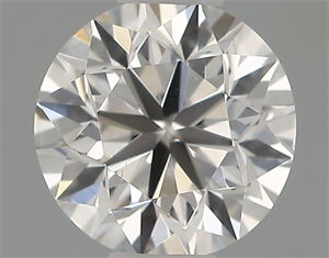 Picture of Natural Diamond 0.40 Carats, Round with Very Good Cut, G Color, VS2 Clarity and Certified by IGI