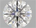 Natural Diamond 0.42 Carats, Round with Excellent Cut, G Color, SI1 Clarity and Certified by GIA