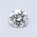 Natural Diamond 0.40 Carats, Round with Very Good Cut, E Color, SI1 Clarity and Certified by GIA