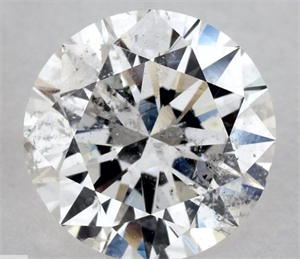 Picture of Natural Diamond 2.01 Carats, Round with Excellent Cut, E Color, I1 Clarity and Certified by GIA