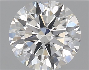 Picture of Natural Diamond 0.40 Carats, Round with Excellent Cut, G Color, SI1 Clarity and Certified by GIA