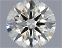 Natural Diamond 0.40 Carats, Round with Excellent Cut, K Color, VVS2 Clarity and Certified by IGI