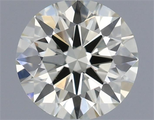 Picture of Natural Diamond 0.40 Carats, Round with Excellent Cut, K Color, VVS2 Clarity and Certified by IGI