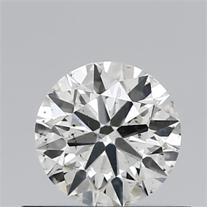 Picture of Natural Diamond 0.50 Carats, Round with Excellent Cut, H Color, SI2 Clarity and Certified by IGI