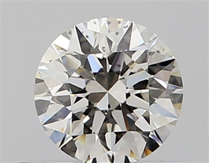 Picture of Natural Diamond 0.40 Carats, Round with Excellent Cut, I Color, SI1 Clarity and Certified by GIA