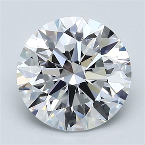 Picture of Natural Diamond 2.30 Carats, Round with Excellent Cut, D Color, VS1 Clarity and Certified by GIA