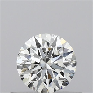 Picture of Natural Diamond 0.40 Carats, Round with Excellent Cut, H Color, SI1 Clarity and Certified by GIA