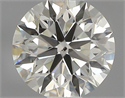 Natural Diamond 0.41 Carats, Round with Excellent Cut, I Color, VS2 Clarity and Certified by IGI