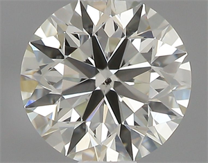 Picture of Natural Diamond 0.41 Carats, Round with Excellent Cut, I Color, VS2 Clarity and Certified by IGI