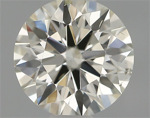 Picture of Natural Diamond 0.55 Carats, Round with Excellent Cut, I Color, SI1 Clarity and Certified by IGI