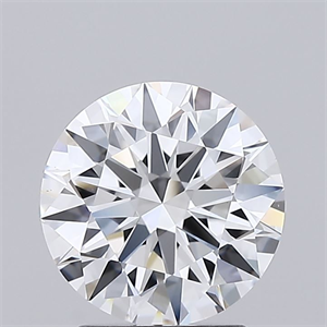 Picture of Natural Diamond 2.03 Carats, Round with Excellent Cut, D Color, VS1 Clarity and Certified by GIA