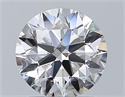 Natural Diamond 1.41 Carats, Round with Excellent Cut, E Color, VVS2 Clarity and Certified by GIA