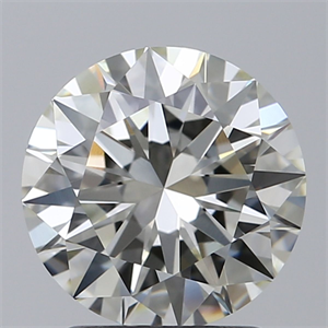 Picture of Natural Diamond 1.80 Carats, Round with Excellent Cut, J Color, VVS2 Clarity and Certified by GIA