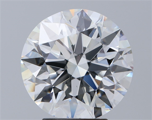 Picture of Natural Diamond 4.00 Carats, Round with Excellent Cut, G Color, VS2 Clarity and Certified by GIA